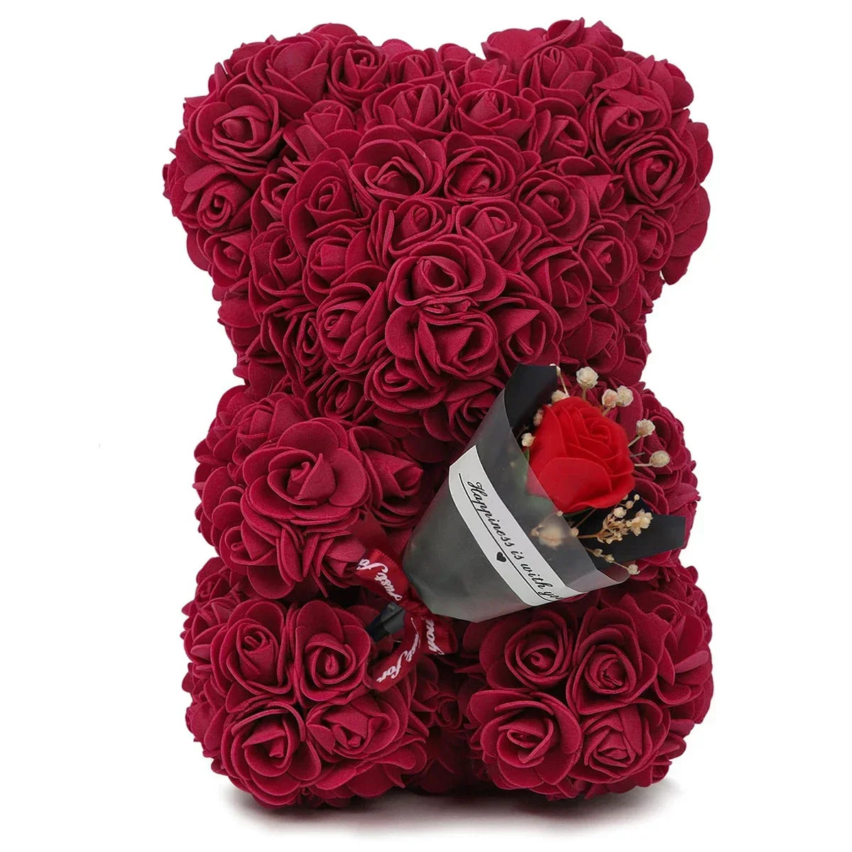 Rose Teddy Bear Artificial Flower Anniversary Valentines Day Birthday Gift Mothers Day Mom Gifts Girlfriend Birthday Gifts Women