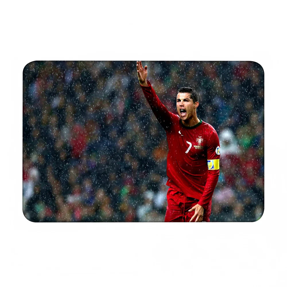 1pc C-Cristiano Ronaldo Floor Mat Home Bathroom Absorbent Mats Anti-Slip Mats Home Decor Supplies