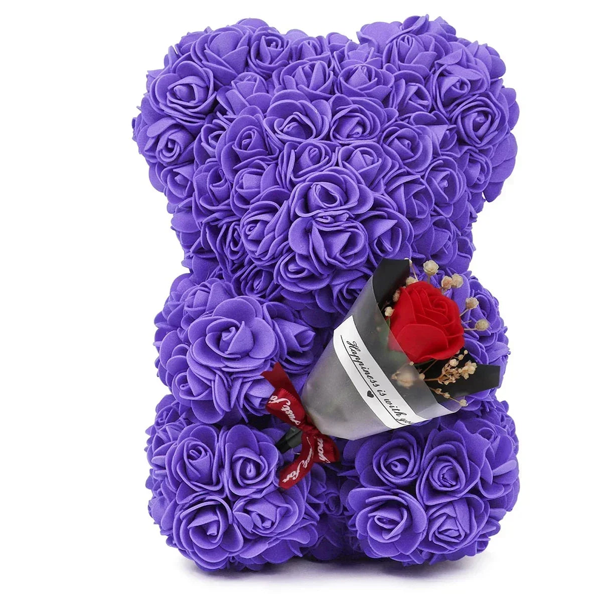 Rose Teddy Bear Artificial Flower Anniversary Valentines Day Birthday Gift Mothers Day Mom Gifts Girlfriend Birthday Gifts Women