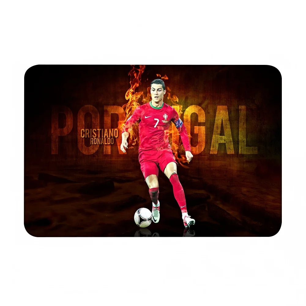 1pc C-Cristiano Ronaldo Floor Mat Home Bathroom Absorbent Mats Anti-Slip Mats Home Decor Supplies